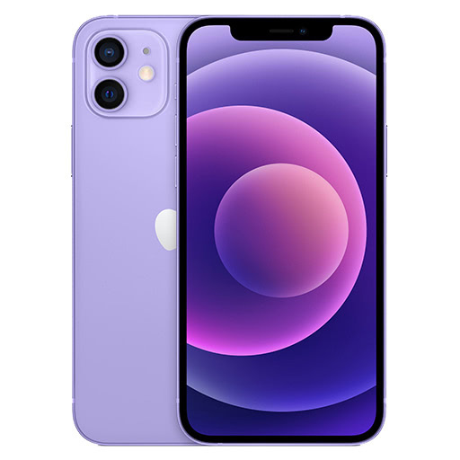 iPhone 12 128 GB Purple - New battery